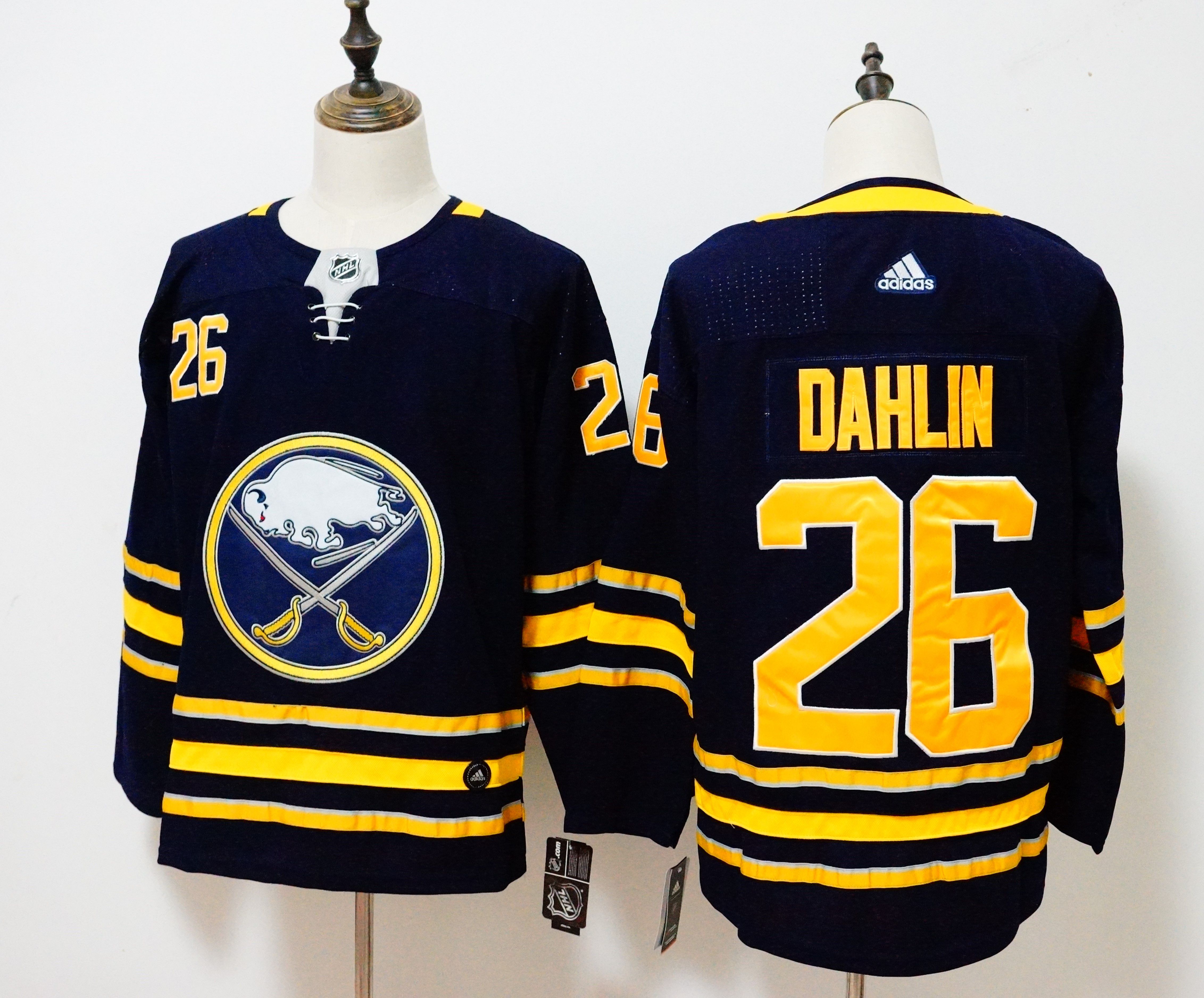 Men Buffalo Sabres #26 Dahlin Blue Hockey Stitched Adidas NHL Jerseys->buffalo sabres->NHL Jersey